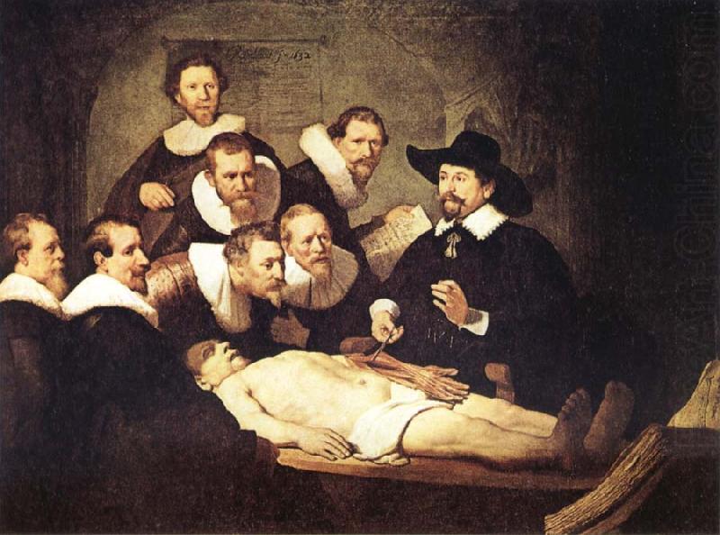 The Anatomy Lesson of Dr.Nicolaes Tulp, REMBRANDT Harmenszoon van Rijn
